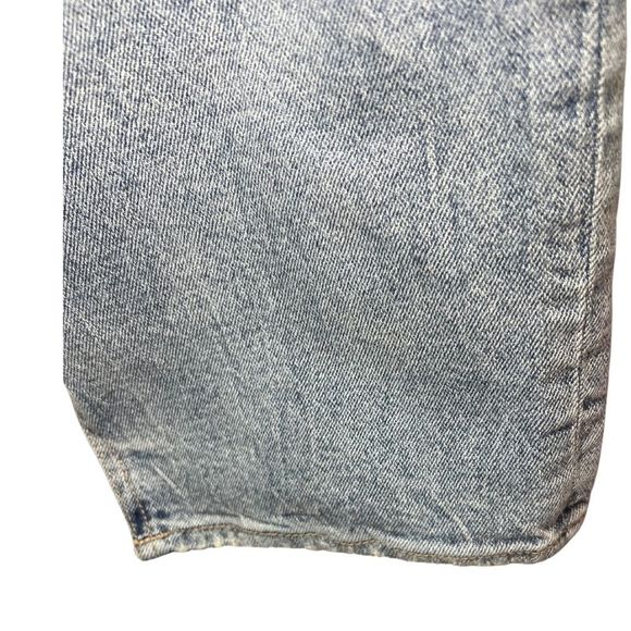 Torrid high rise straight button fly jeans 20R split hem light wash denim plus - Picture 6 of 8